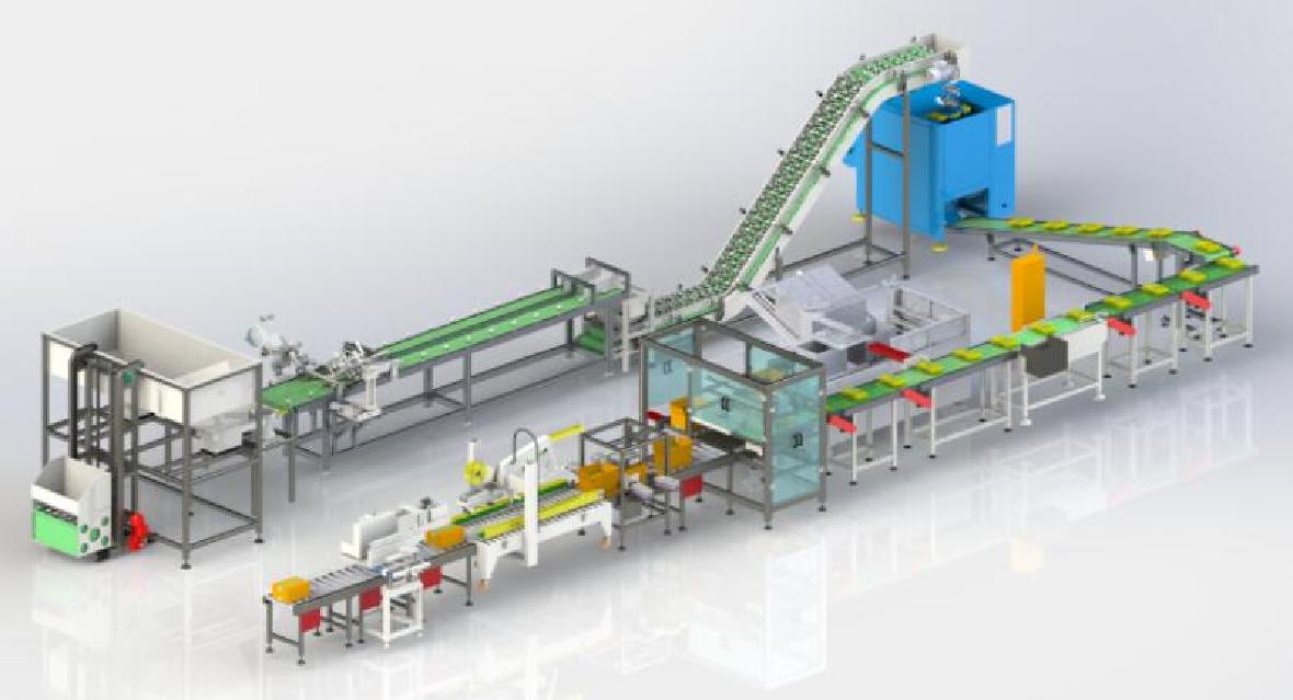 PPR管件自动装袋包装线
